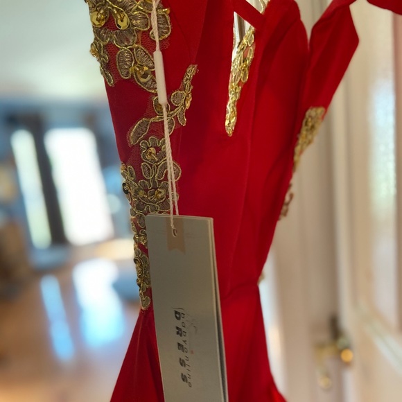 Red Coral Dress - Picture 5 of 7